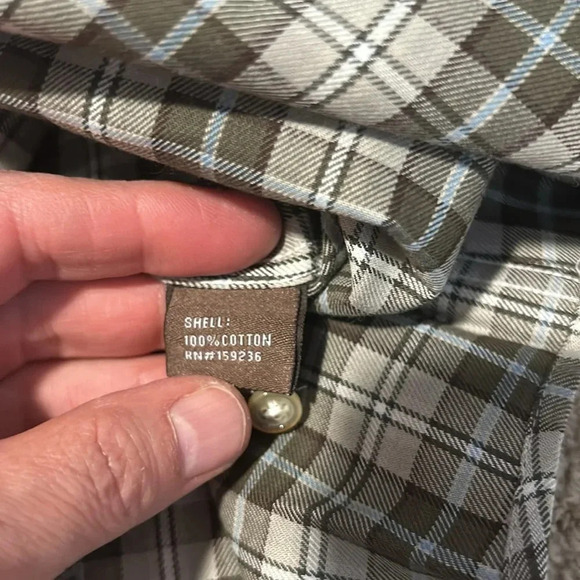 J.McLaughlin NWT men’s brushed cotton gramercy window pane long sleeves Size M - Picture 5 of 6